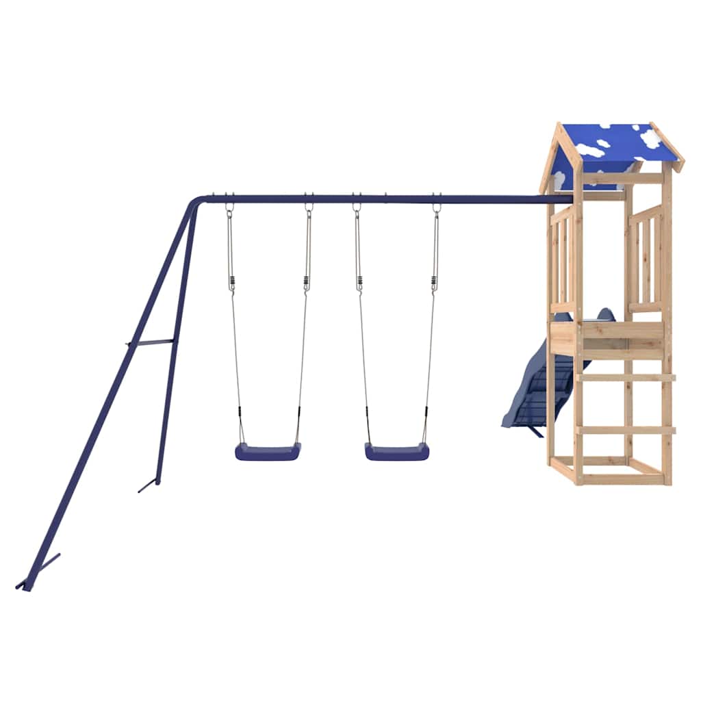 Outdoor Playset Solid Wood Pine Solid pine wood