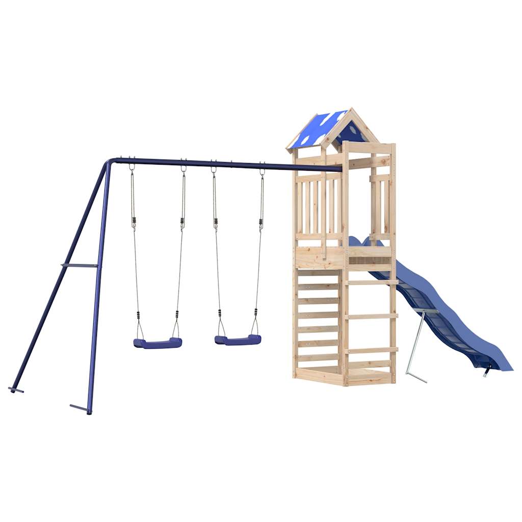 Outdoor Playset Solid Wood Pine Solid pine wood
