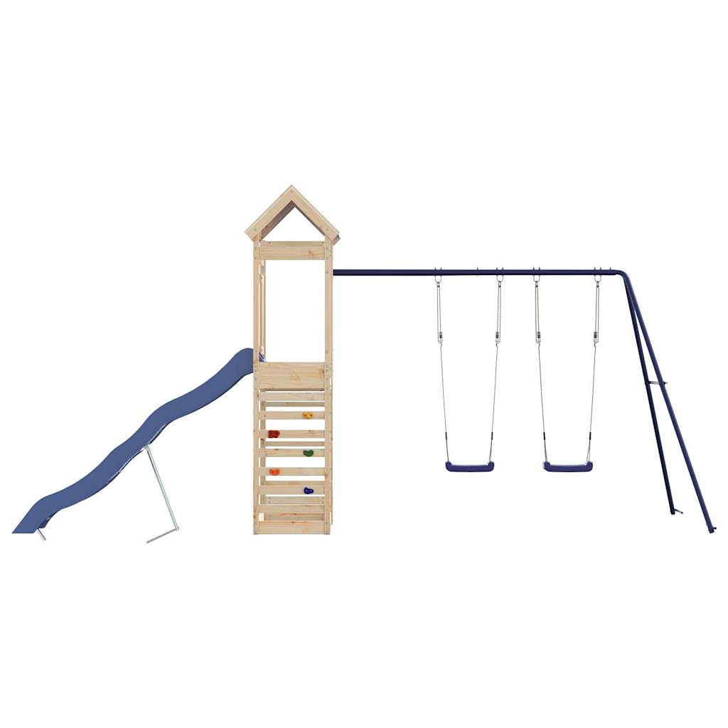 Outdoor Playset Solid Wood Pine Solid pine wood