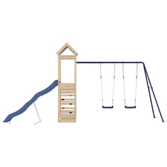 Outdoor Playset Solid Wood Pine Solid pine wood