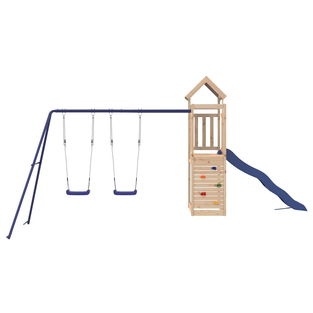 Outdoor Playset Solid Wood Pine Solid pine wood