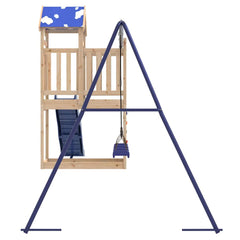 Outdoor Playset Solid Wood Pine Solid pine wood