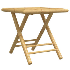 3 Piece Bistro Set Bamboo 46 x 66 x 99 cm Square