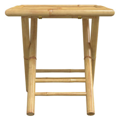 3 Piece Bistro Set Bamboo Square