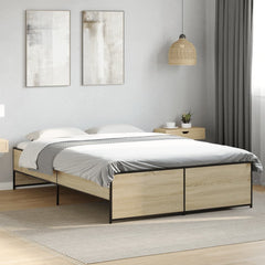 Bed Frame without Mattress Length Sonoma Oak
