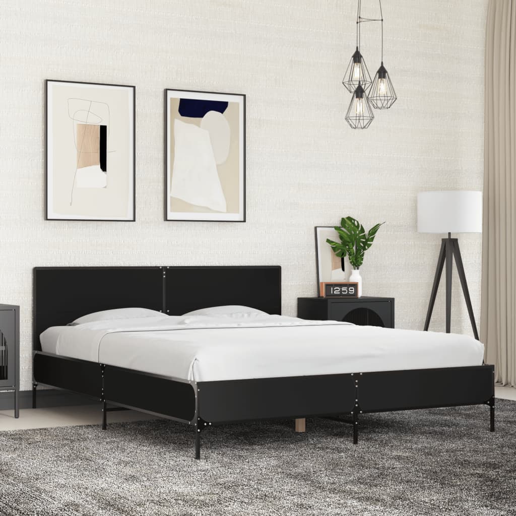 Bed Frame without Mattress Black