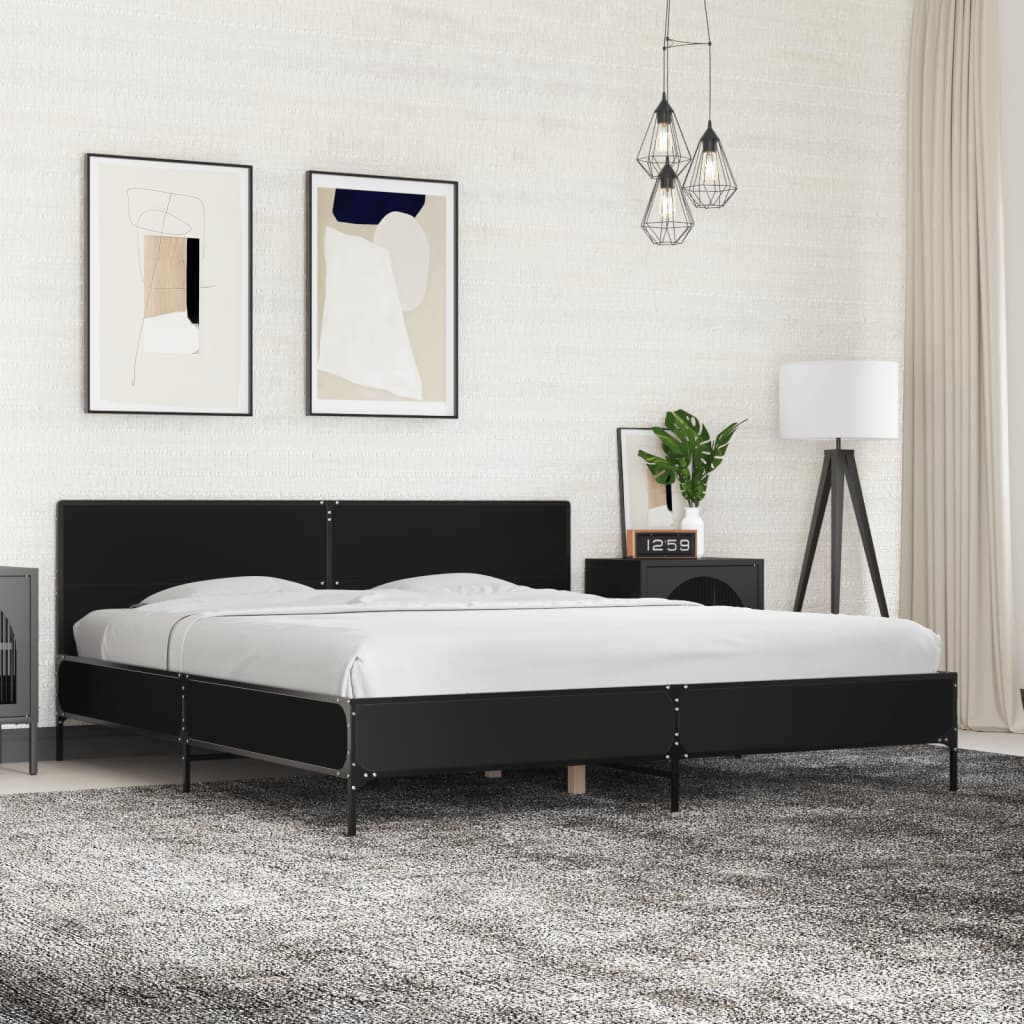 Bed Frame without Mattress Black