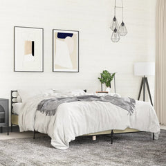 vidaXL Bed Frame without Mattress Sonoma Oak 150x200 cm King Size 1