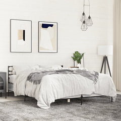 vidaXL Bed Frame without Mattress Grey Sonoma 120x190 cm Small Double 1
