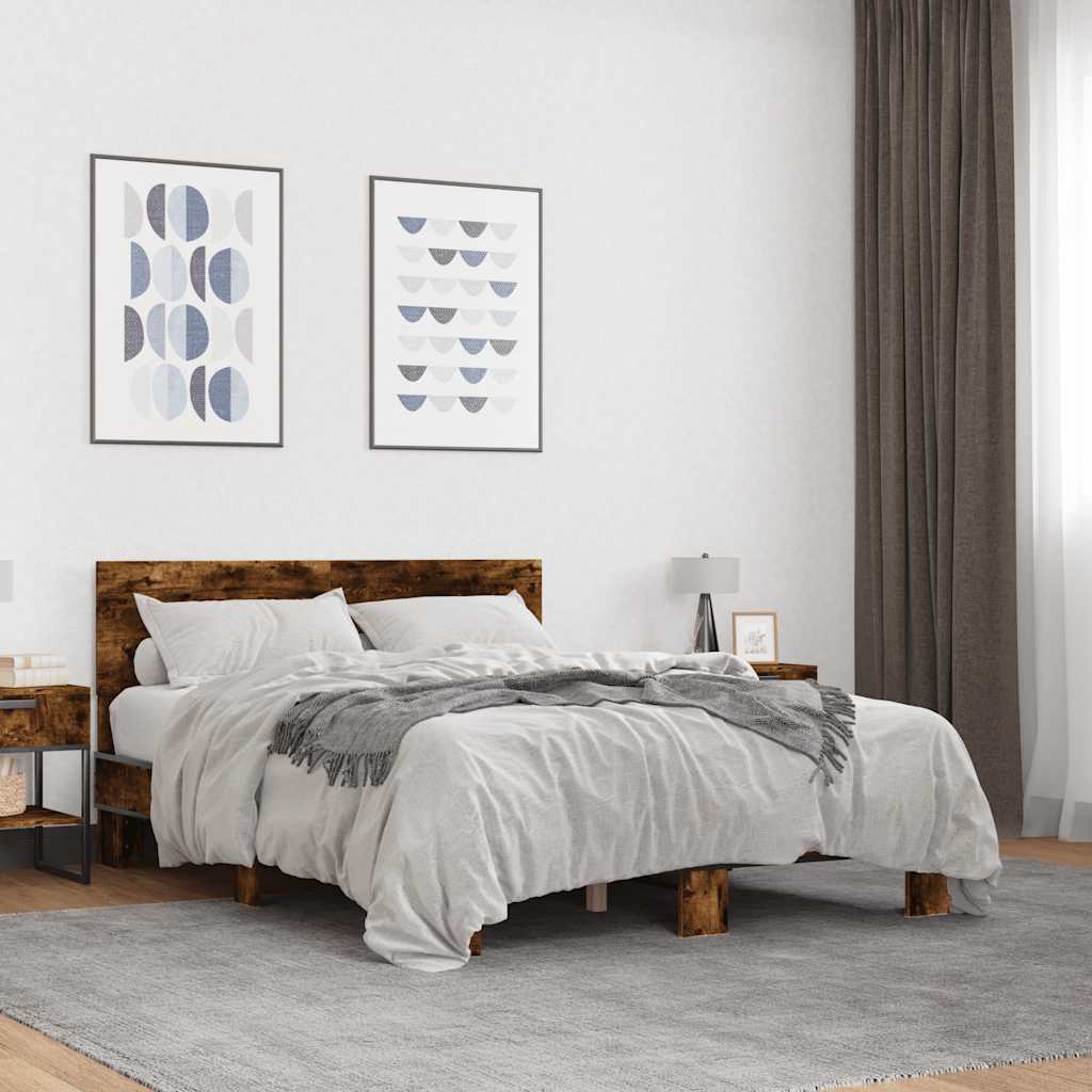 vidaXL Bed Frame without Mattress Length 190 cm