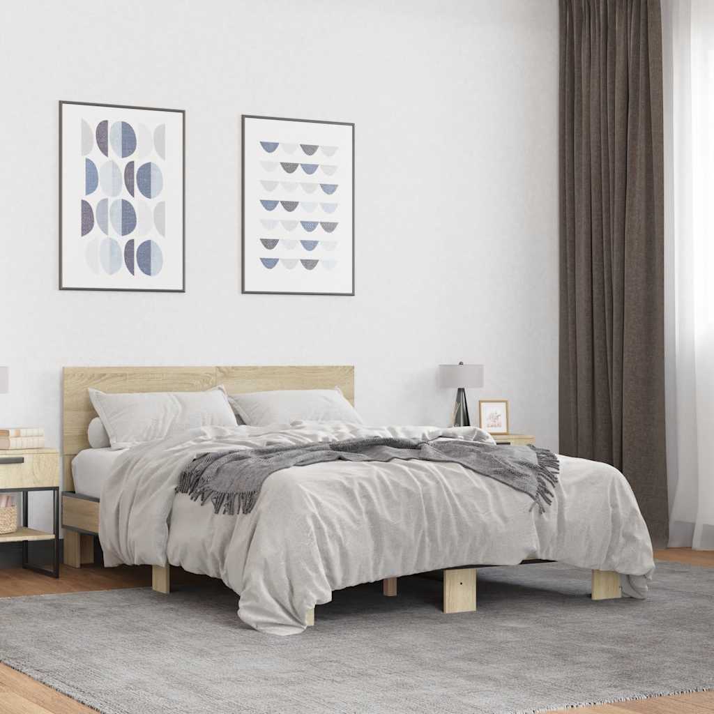 vidaXL Bed Frame without Mattress Length 190 cm
