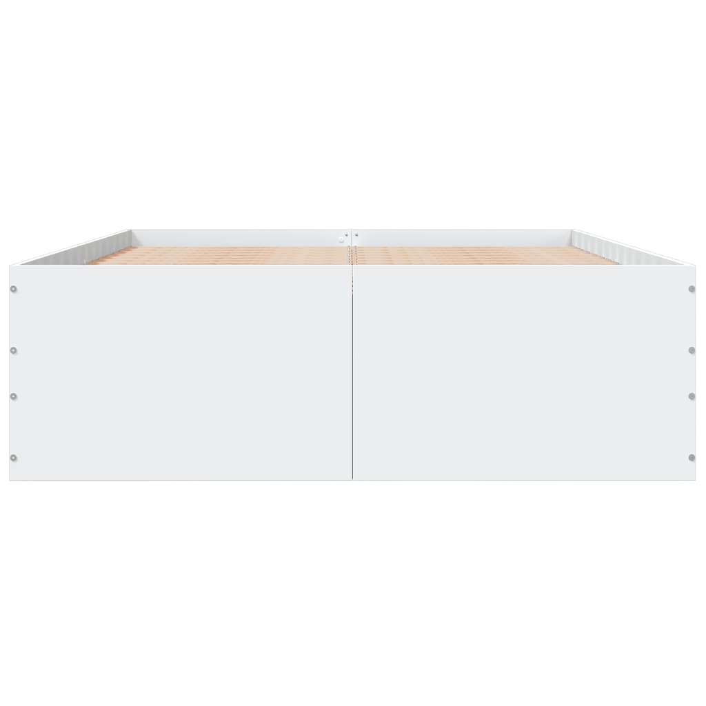 Bed Frame without Mattress Height White