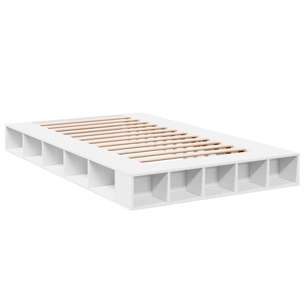 Bed Frame without Mattress 120x200 cm White