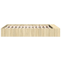 Bed Frame without Mattress 120x200 cm Sonoma oak