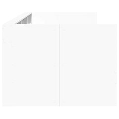 Daybed with Drawers without Mattress 90x200 cm White