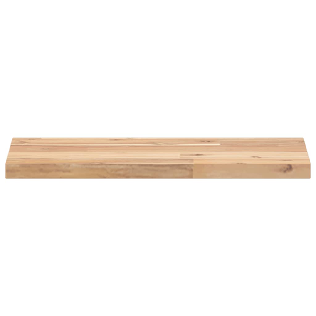 vidaXL Floating Shelves 2 pcs 60x20x2 cm Untreated Solid Wood Acacia 4