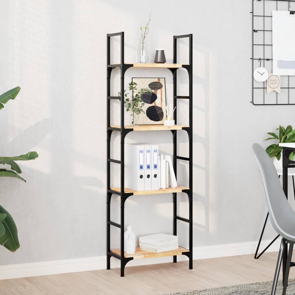 vidaXL Floating Shelves 2 pcs 60x20x2 cm Untreated Solid Wood Acacia 1