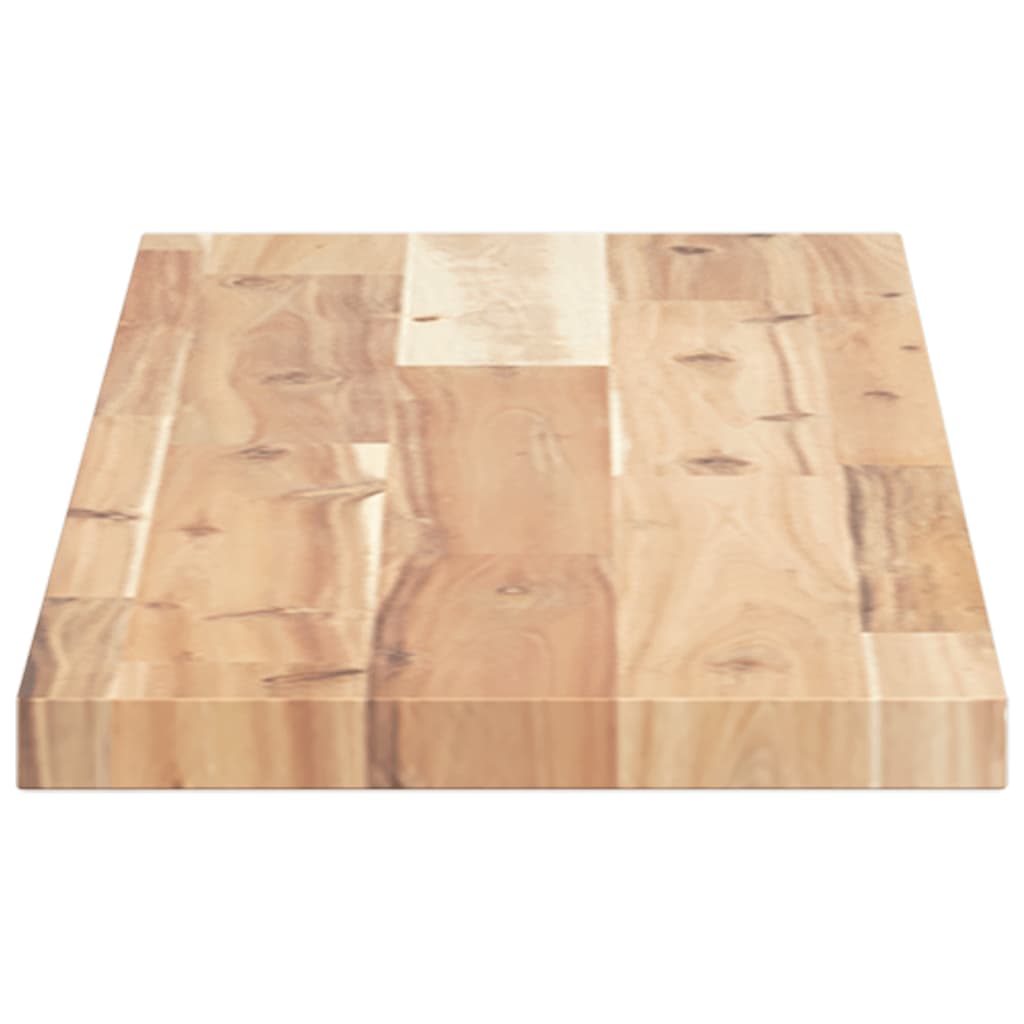 vidaXL Floating Shelves 2 pcs 80x20x2 cm Untreated Solid Wood Acacia 5