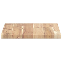 vidaXL Floating Shelves 2 pcs 40x30x2 cm Untreated Solid Wood Acacia 5