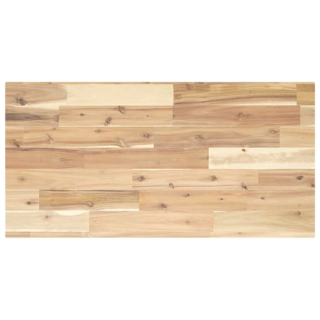 vidaXL Floating Shelf 80x40x2 cm Untreated Solid Wood Acacia 2
