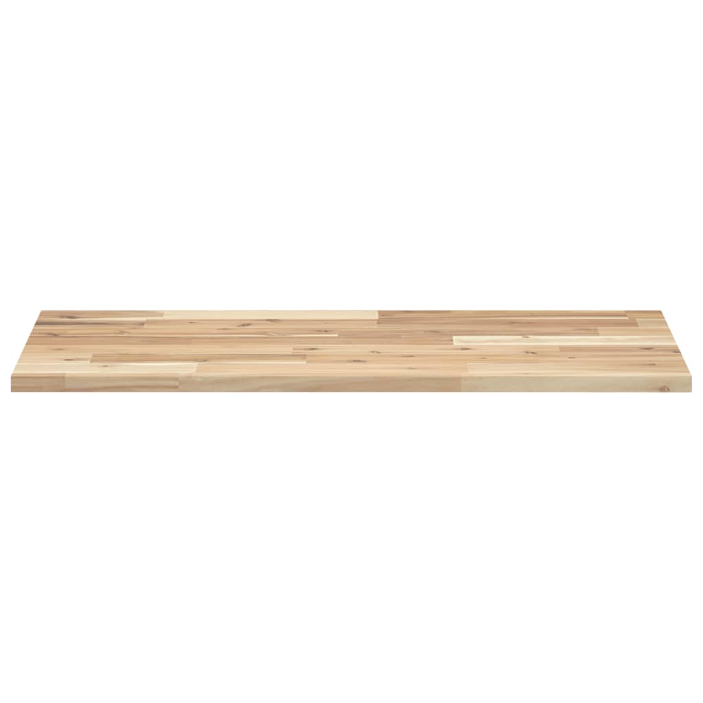 vidaXL Floating Shelf 100x40x2 cm Untreated Solid Wood Acacia 4