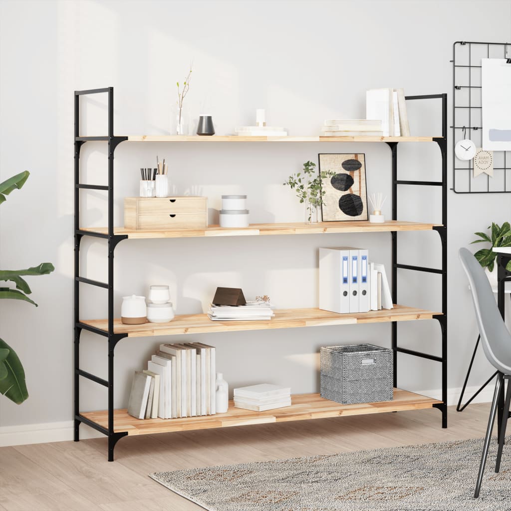 vidaXL Floating Shelves Untreated Solid Wood Acacia Natural Height 2 cm Depth 40 cm