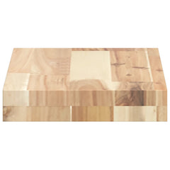 vidaXL Floating Shelves 2 pcs 60x20x4 cm Untreated Solid Wood Acacia 5