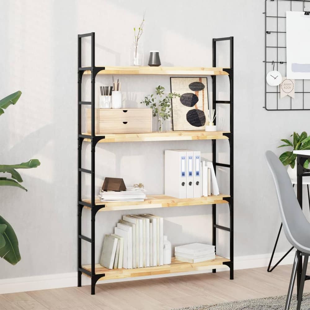 Floating Shelves Untreated Solid Wood Acacia Natural Height 4 cm Depth 20 cm 4 pcs 80 cm