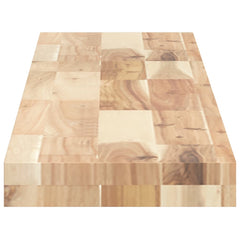 Floating Untreated Solid Wood Acacia Natural Height Depth