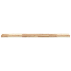 Floating Shelves Untreated Solid Wood Acacia Natural Height 4 cm Depth 20 cm 4 pcs 160 cm