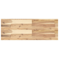 vidaXL Floating Shelf 80x30x4 cm Untreated Solid Wood Acacia 2