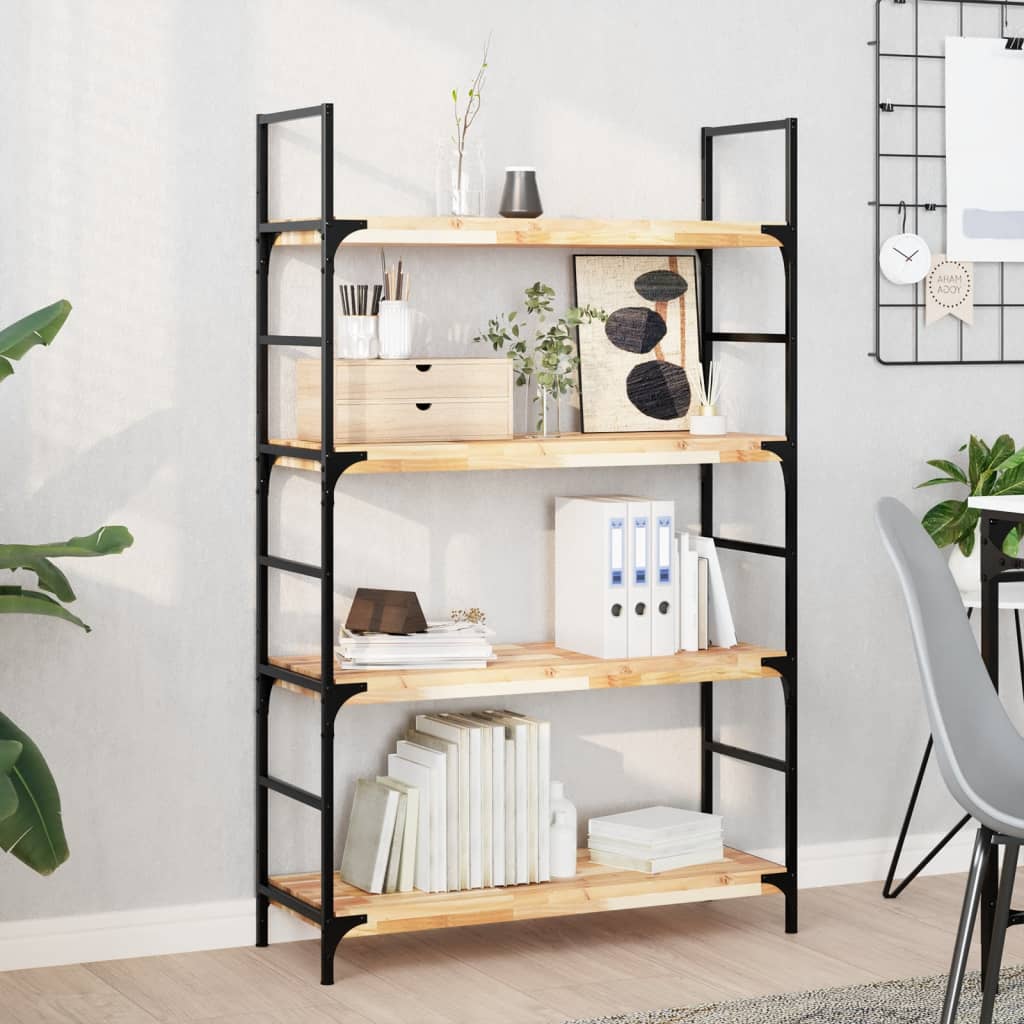 vidaXL Floating Shelf 80x30x4 cm Untreated Solid Wood Acacia 1