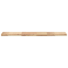 vidaXL Floating Shelf 140x30x4 cm Untreated Solid Wood Acacia 4