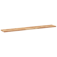 Floating Shelf Solid Wood Acacia Oil Finished Height 2 cm Depth 20 cm 120 cm
