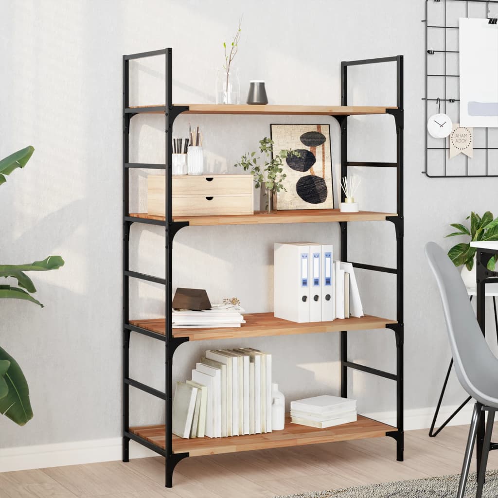 vidaXL Floating Shelves 2 pcs 80x40x2 cm Oil Finished Solid Wood Acacia 1