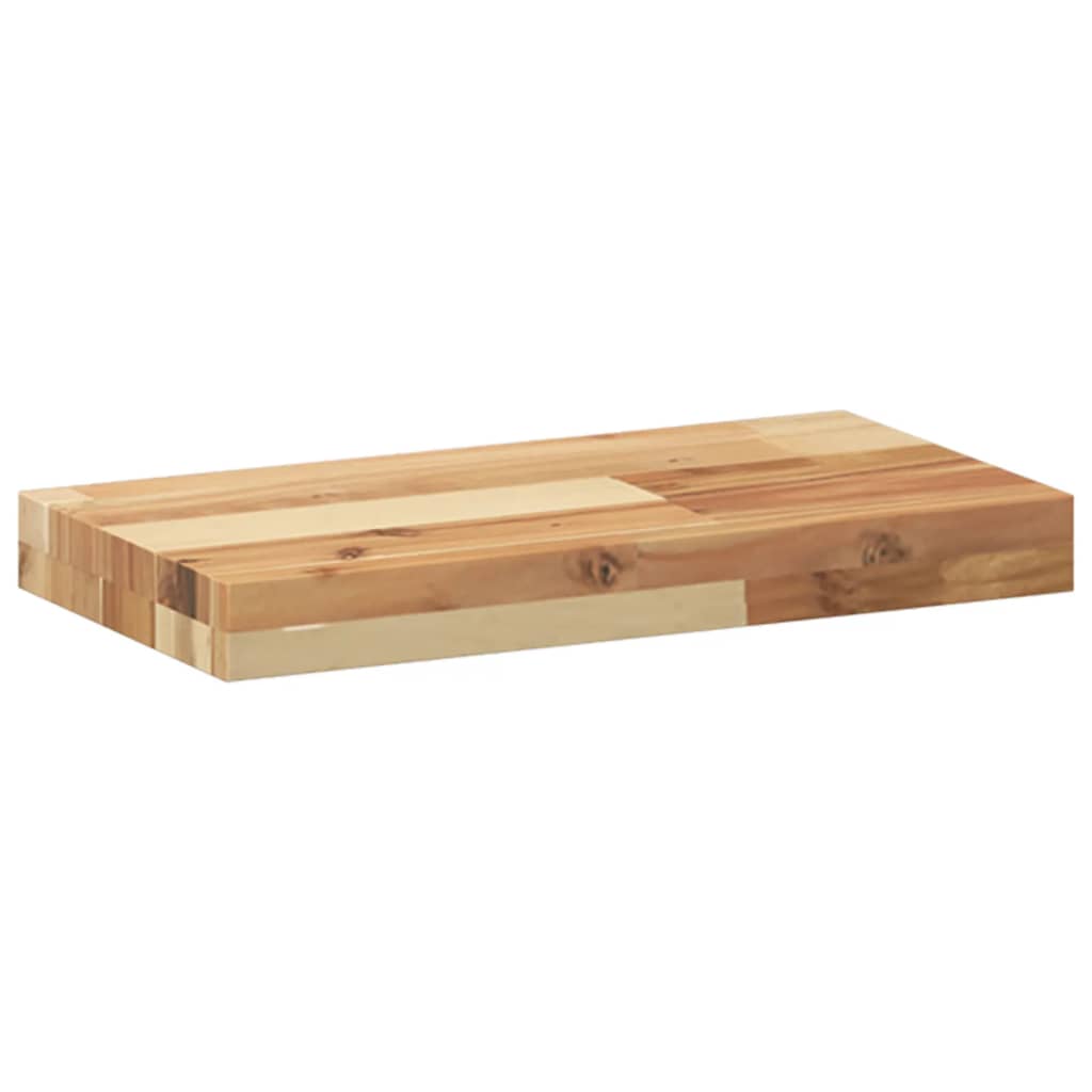 vidaXL Floating Shelves 2 pcs 40x20x4 cm Oil Finished Solid Wood Acacia 6
