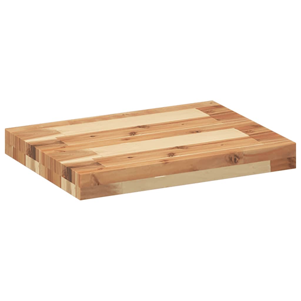 Floating Shelves Oil Finished Height 4 cm Depth 30 cm 4 pcs 40 cm
