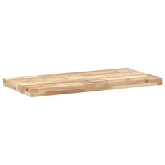Bathroom Vanity Top Untreated Solid Wood Acacia Natural Height 4 cm 80 cm 40 cm