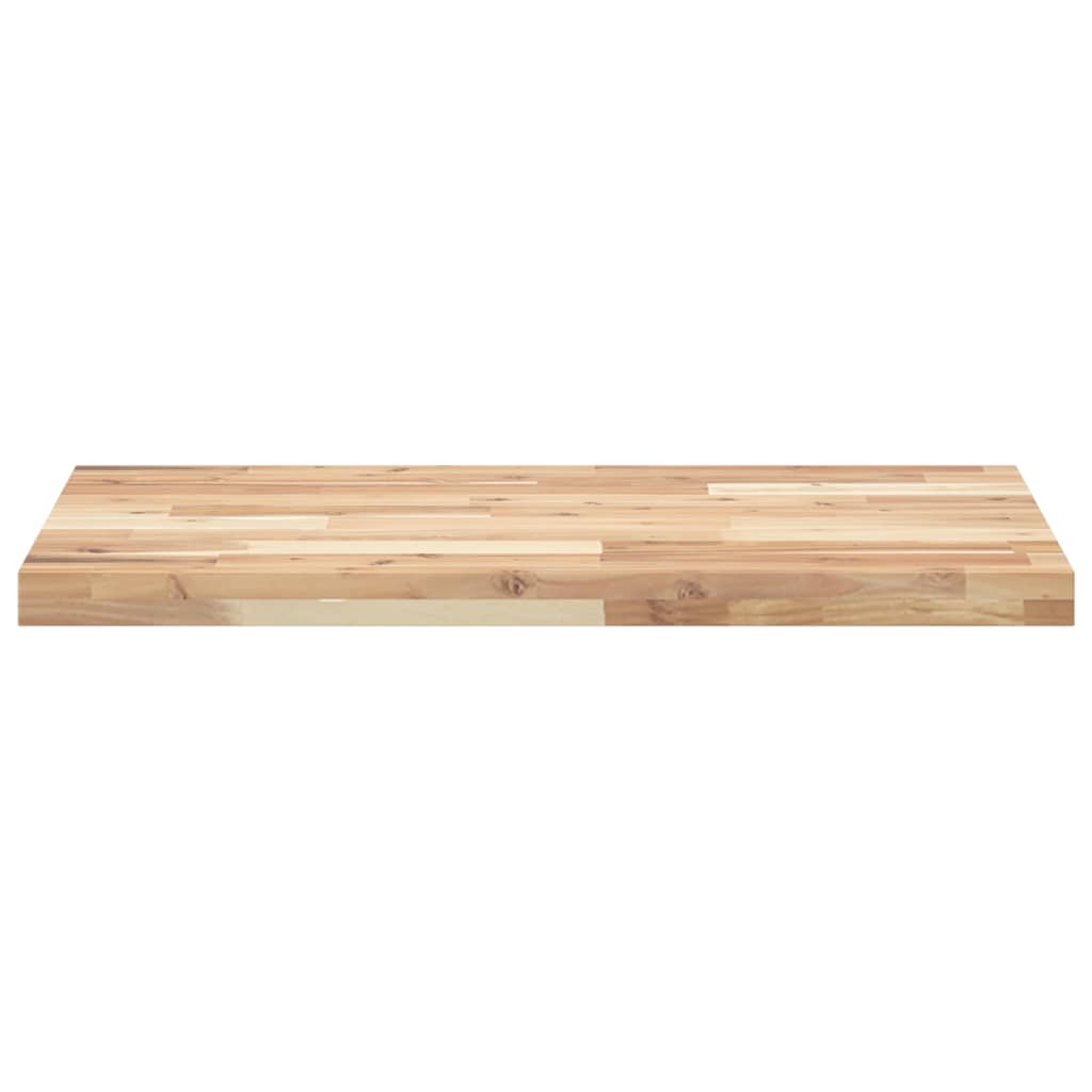 vidaXL Bathroom Vanity Top Untreated 80x50x4 cm Solid Wood Acacia 3