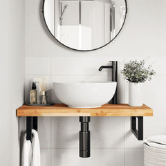 vidaXL Bathroom Vanity Top Oil Finished 80x40x4 cm Solid Wood Acacia 2
