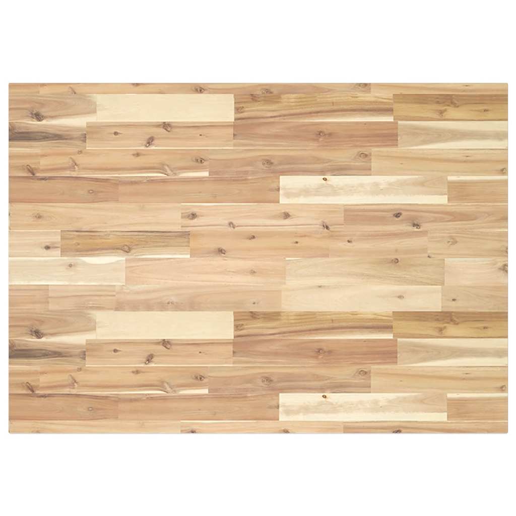 vidaXL Desk Top Untreated 100x70x2 cm Solid Wood Acacia 1