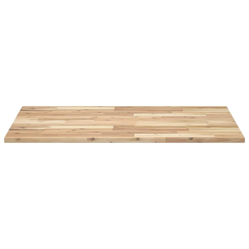 vidaXL Desk Top Untreated 100x70x2 cm Solid Wood Acacia 5