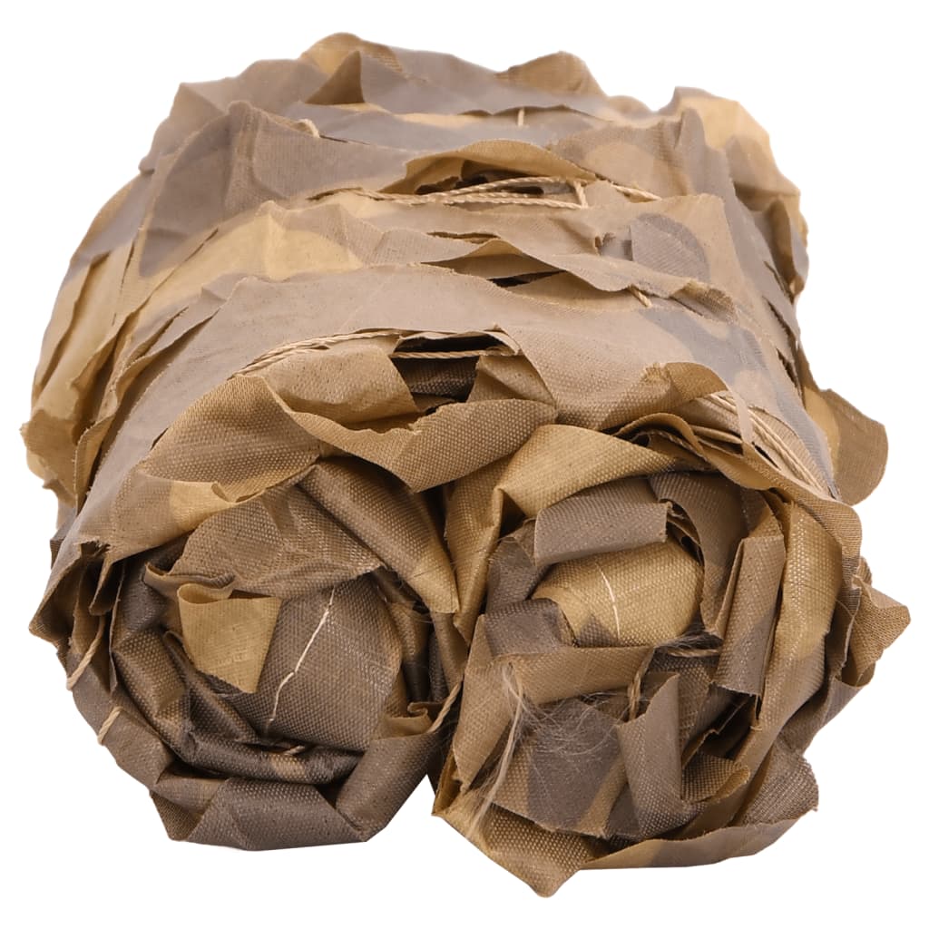 vidaXL Camouflage Net with Storage Bag 708x423 cm Sand 3
