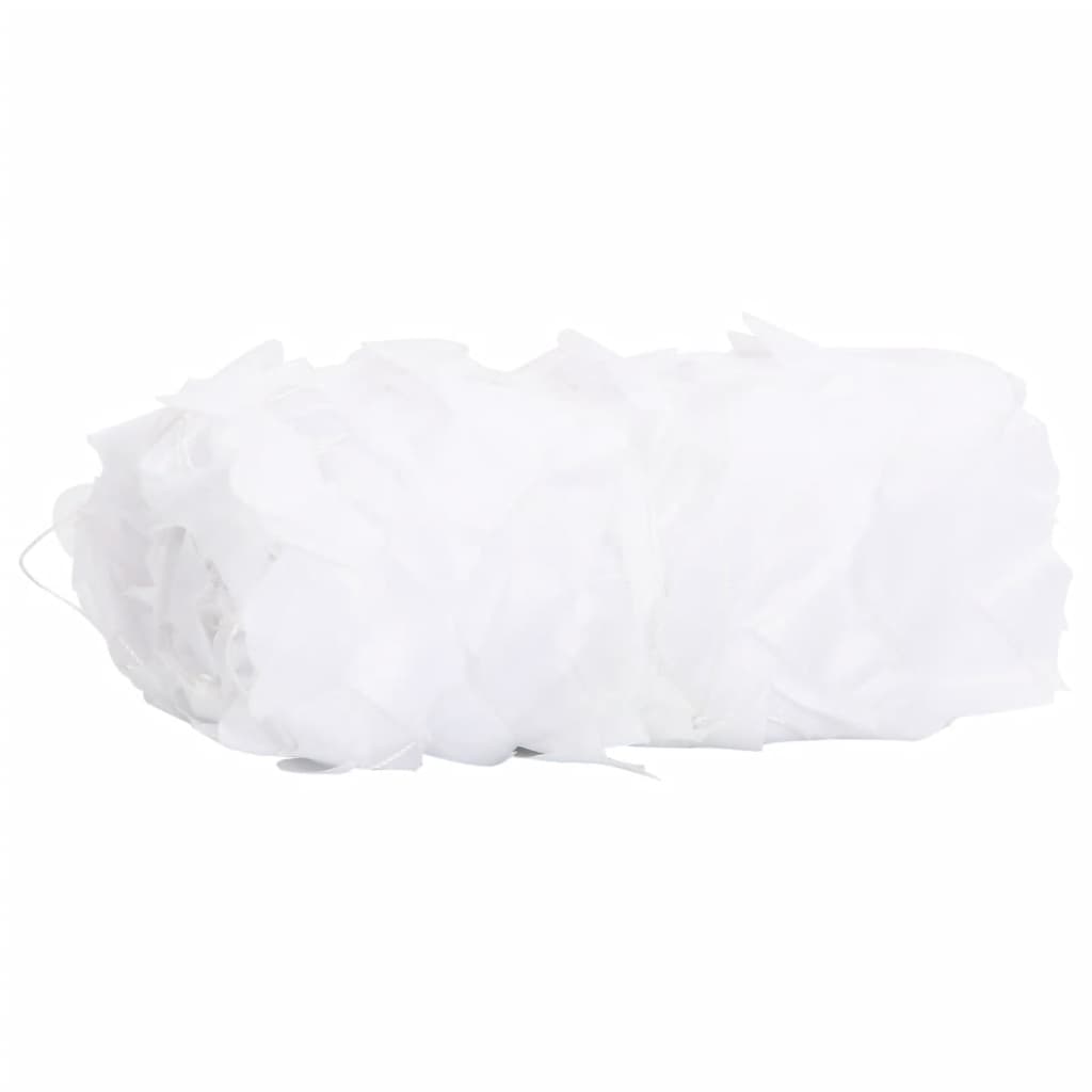 vidaXL Camouflage Net with Storage Bag 809x207 cm White 2