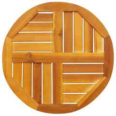 vidaXL Table Top Ø50x2 cm Round Solid Wood Acacia 6