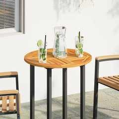 vidaXL Table Top Ø60x2 cm Round Solid Wood Acacia 2