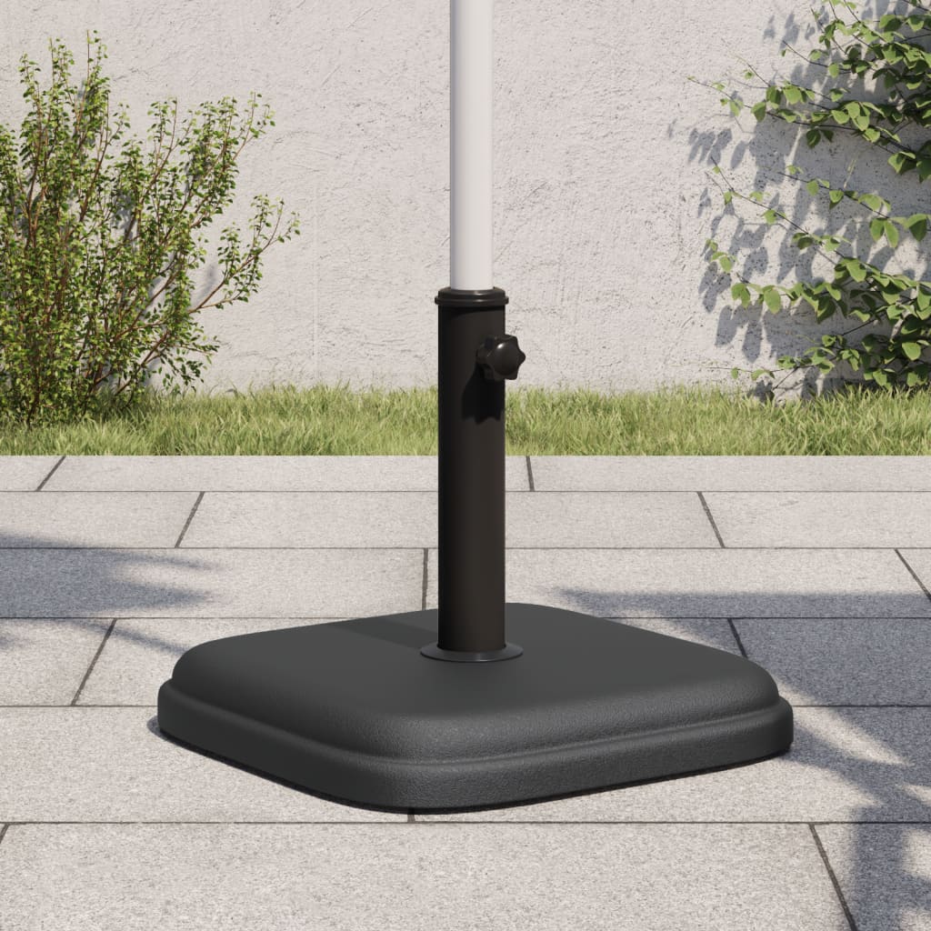 vidaXL Parasol Base for Ø32/35/38 mm Poles 11 kg Square 1
