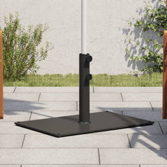 Parasol Base for Ø32/38/48 Poles 15 kg Rectangular Black