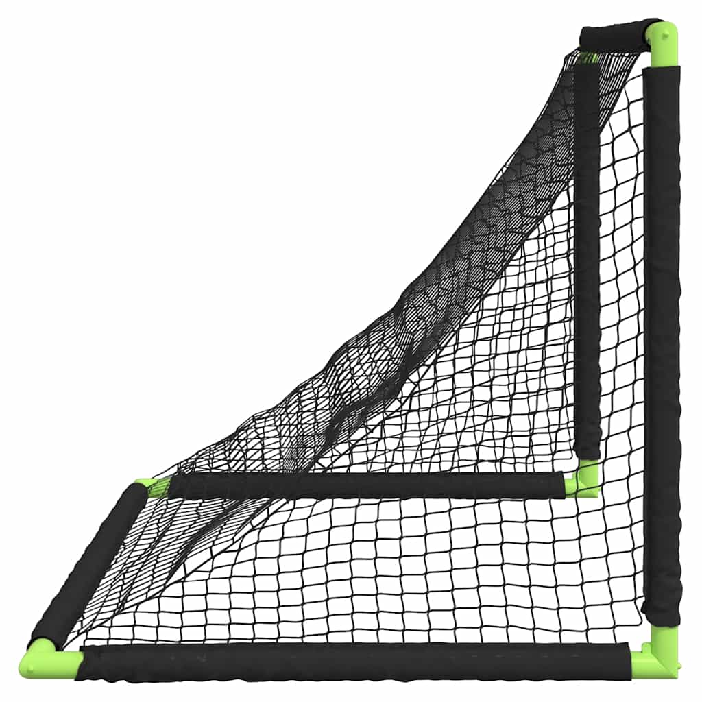 vidaXL Kids' Football Goal Foldable Black 90x64x64 cm 6