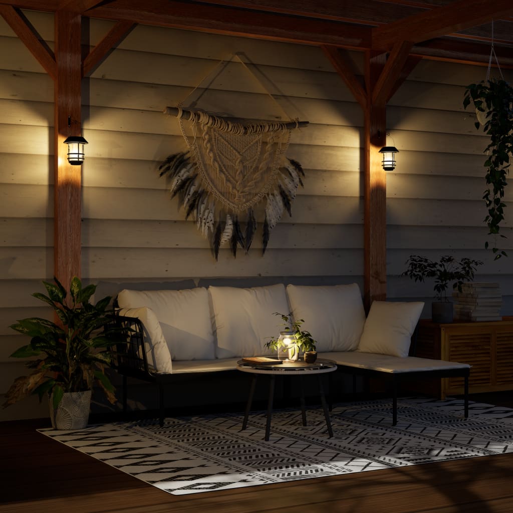 Solar Outdoor Wall Lanterns Warm white 4